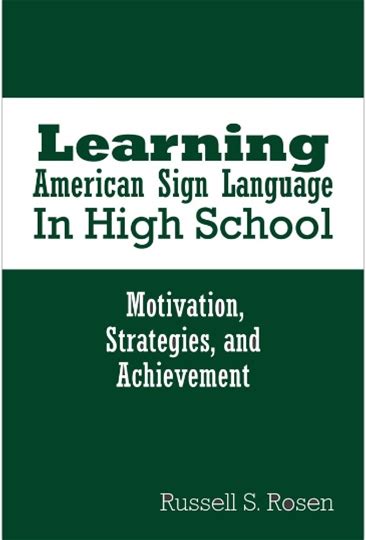 Learning American Sign Language In High School