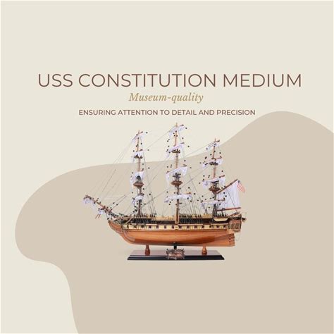 USS Constitution Model Ship Medium