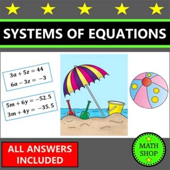 Systems Of Equations Solving Linear Equations Solving Simultaneous Equations
