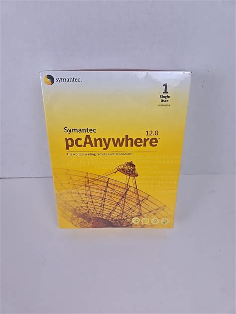 Symantec Pcanywhere 12.0 Single User Remote Control Software Brand New. Symantec. Other Computer Software. 5397011409249.