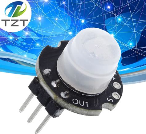 TZT SR602 MINI Motion Sensor Detector Module Pyroelectric Infrared PIR Kit Sensory Switch Bracket