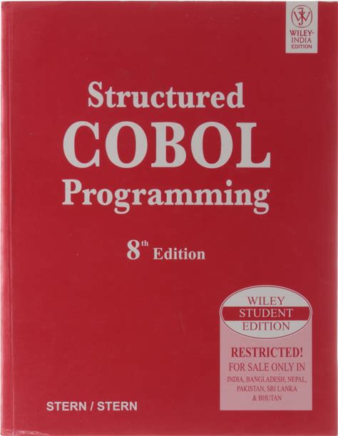 Structured Cobol Programming, 8th Ed