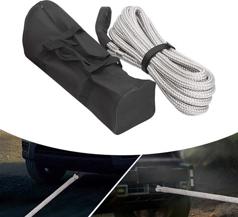 Long Towing Ropes Road Recovery Kit With Soft Shackles Elasticity Recovery Rope