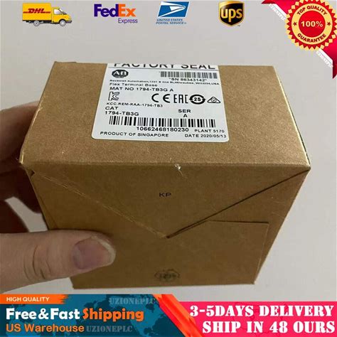 New Factory Sealed Allen-Bradley 1794-TB3G Flex Terminal Base Module US Free Tax