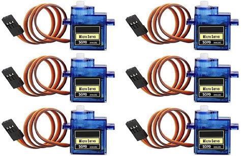 Sg90 Servo Motor Micro Servo 9G Mini Analog Gear Micro Servo 9G Control Angle 180° For Rc Airplane Robot Helicopter Car