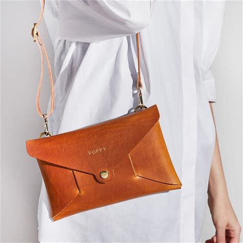 Personalised Leather Origami Pouch - Large | Sbri