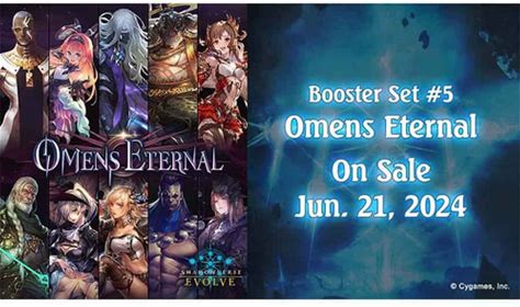 Shadowverse: Evolve Trading Card Game Omens Eternal Booster Box [16 Packs] (Pre-Order Ships June)