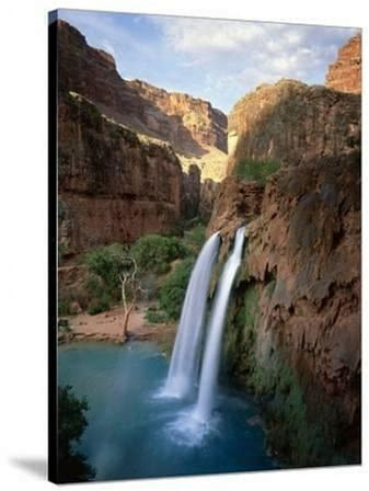 Havasu Falls, Scenic Stretched Canvas Wall Art By James Randklev Sold By Artcom