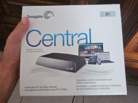 Seagate Central 3Tb Cloud Storage Srn01c Brand Sealed