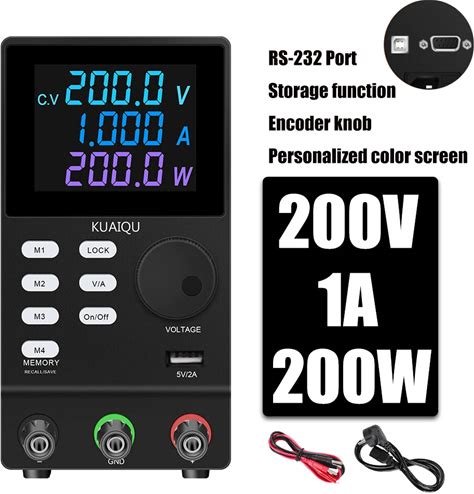 Programmable Adjustable Regulated Lab Bench Power Supply With RS-232 PC Software