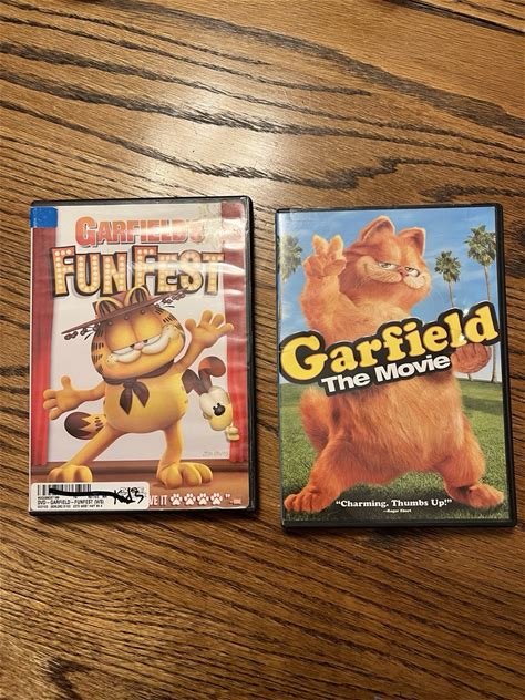 Two GARFIELD Movies GARFIELD THE MOVIE DVD And Garfield Fun Fest