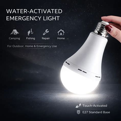 7W 9W 12W 15W LED Emergency Light Bulb Rechargeable Energy Saving Lamp For Home Power Outage Backup