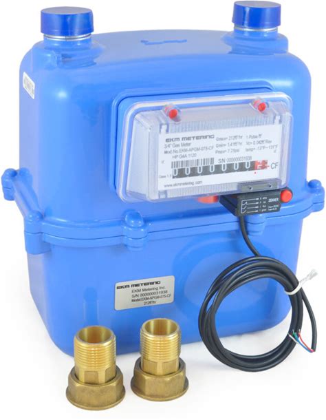 .75" Diaphragm Gas Meter For Landlords Lease To Tenants Submeter G4