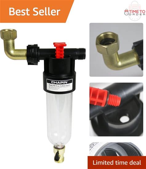 Fertilizer Injector Plastic 16Oz In-Line Auto-Mix Drip Irrigation System