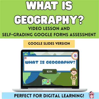 4th Grade Social Studies Geography Video Lesson - Google Slides Version