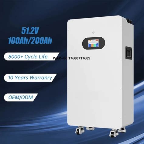 Residential Energy Storage System, Wall Mounted 15Kwh 16Kwh Home Solar Battery For Daily Backup