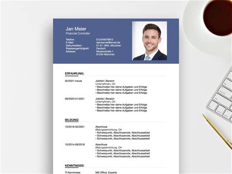CV Template | Word & Apple Pages | Professional Application Template | Corporate Business CV | Finance, Banking, Consulting