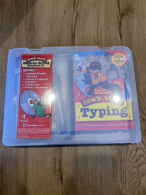Jump Start Typing Jumpstart Edutainment Build Skills PC Software Sealed New