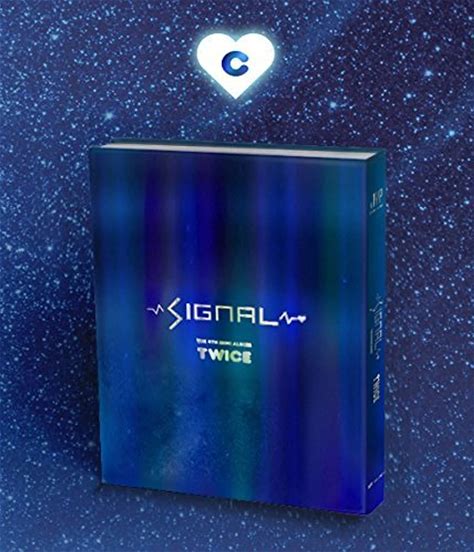 JYP Entertainment Twice - Signal [C Ver.] (4Th Mini Album) CD+88P Photobook+1Photocard+1Special Photocard+1Photo+Double Side Extra Photocards Set