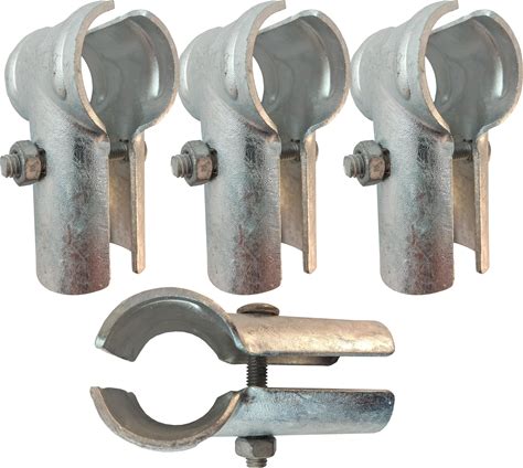End Rail T Clamps, Chainlink Fence Parts, Galvanized Fence Parts With Galvanized Steel. T Link Post Clamps, T Clamps. Chain Link Fence T Clamp Made To