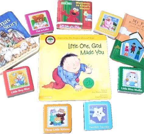 Paper Source Toys | Lot Of 10 Christian & Nursery Rhyme Books: Toddler, Kid, Church, Daycare Church | Color: Blue | Size: Baby, Toddler, Learning To Read