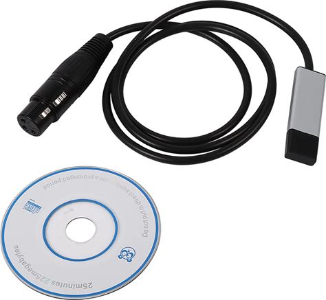 Gavigain USB To DMX Adapter Mini USB To DMX Interface Adapter Controller DMX512 Computer Stage Lighting Controller Dimmer Lighting Controller