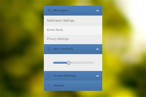 Expandable Css & Jquery Menu By Creative Vip | Creative Market