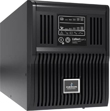 Vertiv - GXT3-1000MT120 - Vertiv Liebert GXT3 1000VA UPS, Mini-Tower Model, UL/C-UL Listed, 120VAC (GXT3-1000MT120) - 1000VA/900W - 5 Minute Full Load - 6 X NEMA 5-15R