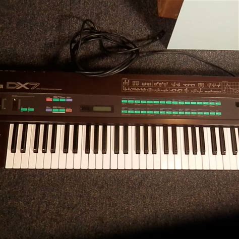 Yamaha Dx7 Programmable Algorithm Synthesizer Synth Keyboard V...