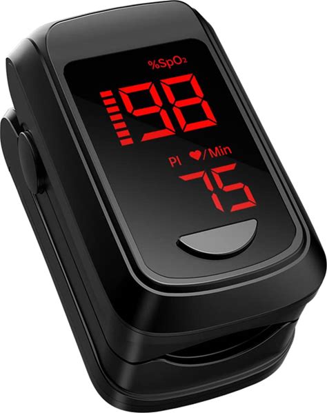 Pulse Oximeter Fingertip- Mini Oximeter Oxygen Saturation Monitor For Spo2/Heart Rate/PI, With Auto Graph Display
