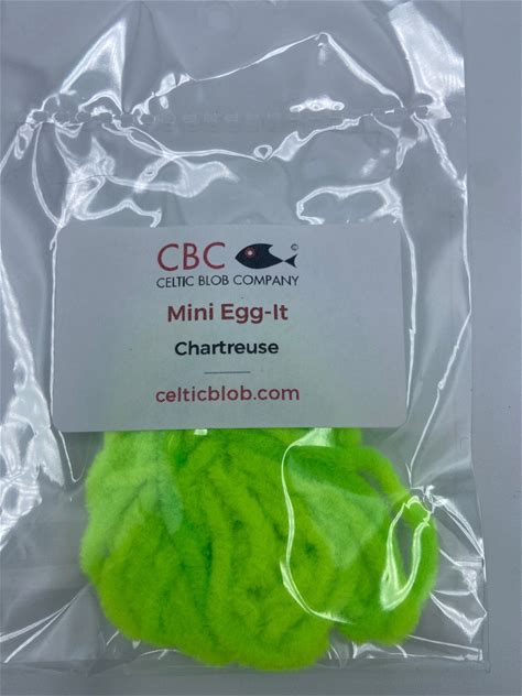 Fly Fish Food Mini Egg-It, Chartreuse