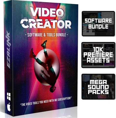 Video Editing Software Pack | Editor, Youtube Downloader, MP3 MP4 Converter, Green Screen App | 10K Transitions For Premiere Pro And Sound Effects |