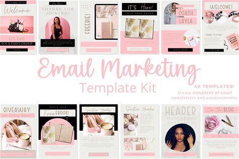 Email Template, Canva Email Template, Welcome Email, Newsletter Template, Mailchimp Template, Sales Email Template, Pink Email Template