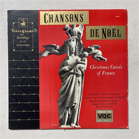 Chansons De Noel Christmas Carols Of France. Vinyl Records.