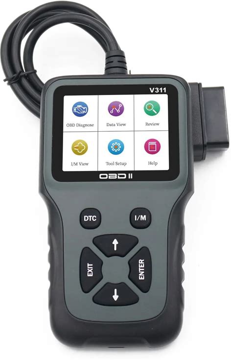 V311 OBD II Automotive Car Scanner Auto Code Clear Reader Odometer Adjust 8-36V Data Emission Detect OBD Car Diagnostic Tools