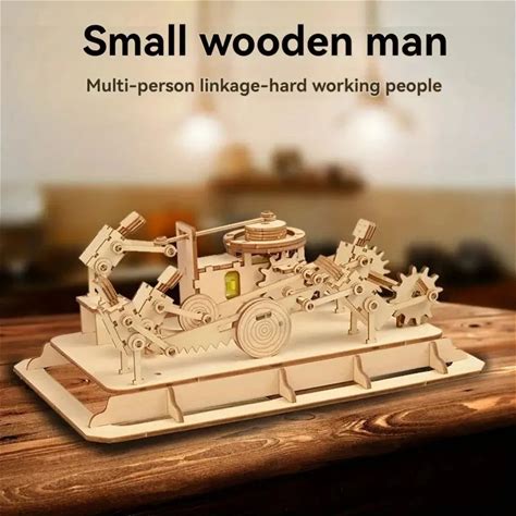 3D Wooden Puzzle, Scale Model,DIY Model Kit, Handcraft Gift,Home Decoration,Mechanical Model Kit,