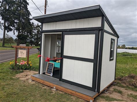 8x12 ft Shed Plans With Sliding Door And Stylish Design | Build Blueprint DIY PDF Guide For Homemade Projects
