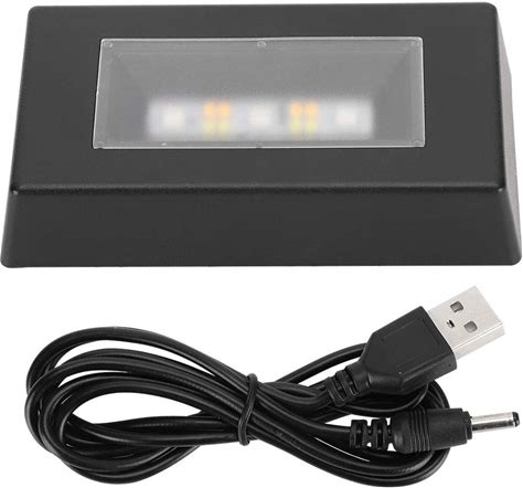 Crystal Display Base, LED Display Base Color Changing Light Show Stand With USB Cable Plate Multicolor Lighted Stand For 3D Crystal Statues Jewelry
