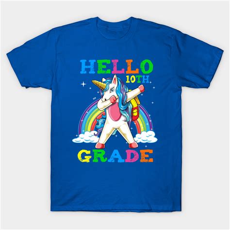 Hello 10th Grade Unicorn | Back To School 2020 T-Shirt