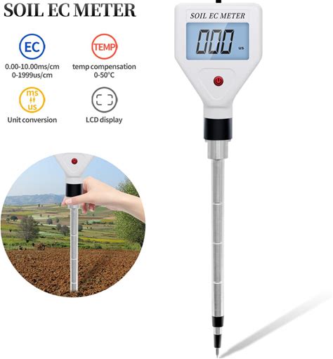 EC Tester Digital Soil Meter Acidity Tester Water Quality Monitor For Aquarium Water Analyzers Tools LCD Display