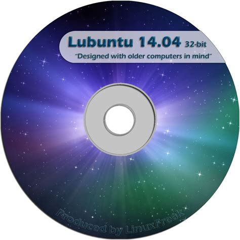 Lubuntu Linux 14.04 CD - FAST Desktop Live CD - Official 32-Bit Release
