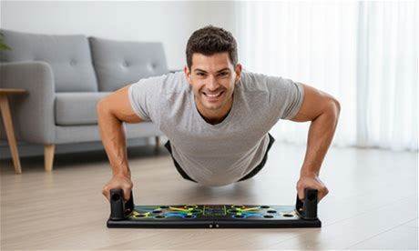 9 in 1 Push Up Rack Board System Fitness Workout Train Gym Exercise In Black