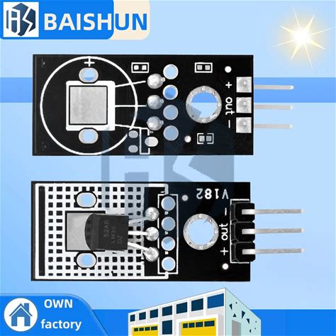 LM35D/LM35DZ Temperature Sensor Module - 4V-30V DC, Linear Output | For Arduino & Smart Car Projects