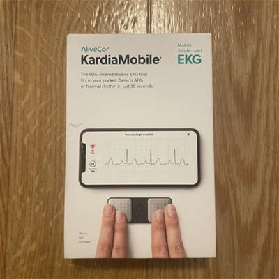 Alivecor Kardiamobile Single-Lead Ekg Heart Monitor Ac-009 Open Box