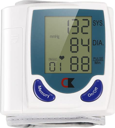 Wrist Blood Pressure Monitor, Blood Pressure Cuff Wrist, Automatic BP Monitor, BP Cuff Measures Pulse, Diastolic And Systolic High Accurate Meter Best Reading High Normal And Low