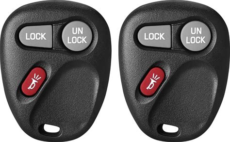 3-Button Car Key Fob: Keyless Entry Remote Control For Chevy S10 Silverado Suburban Avalanche Tahoe 2001 2002 2003, GMC Yukon Sonoma Sierra, Cadillac