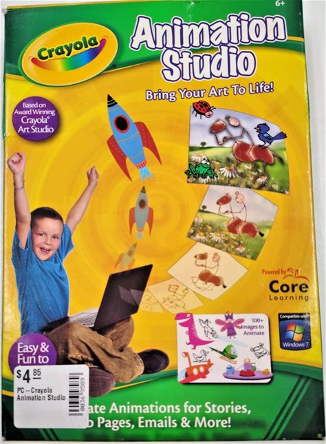 Crayola Animation Studio PC Software Create Cartoons & Animations New