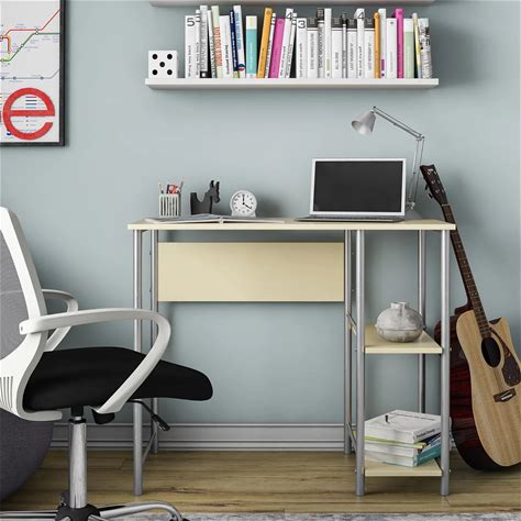 Mainstays Basic Metal Student Computer Desk, Yellow. Mainstays. Yellow. Home Office Desks.