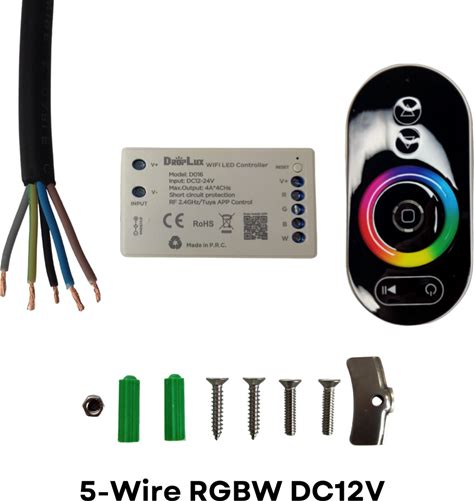 PL54 RGB Or RGBW Color Changing Underwater Pool Spa Jacuzzi Light RGBW (5 Wire) / 150 Feet / With RGBW Remote And Controller (+$47)