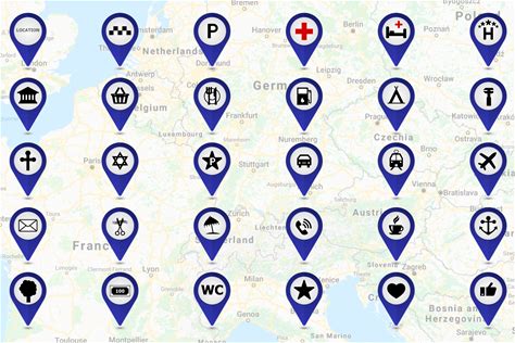 Map Pins By Terranetprocom | Creative Market